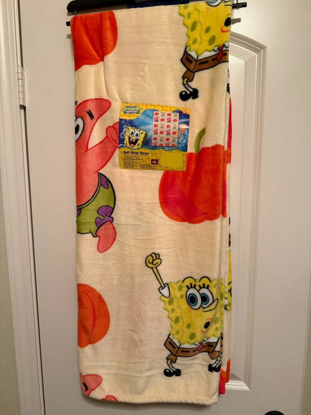 SpongeBob SquarePants 50 In X 70 In Soft Plush Throw